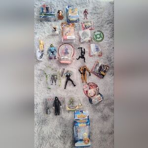 Action figure lot- DBZ, Bakugan,, Marvel, DC, 1 punch man, Skeletor, & more